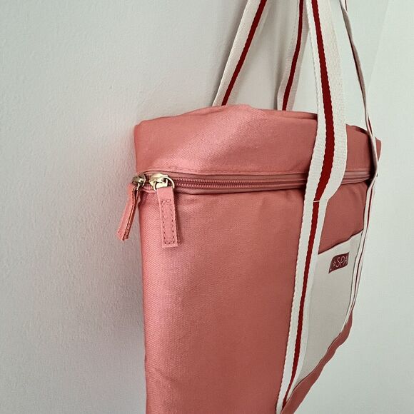 Peach Pink L*Space Cooler Insulated Tote Bag - 16" L x 12" H x 6" D - NWOT - Picture 4 of 11